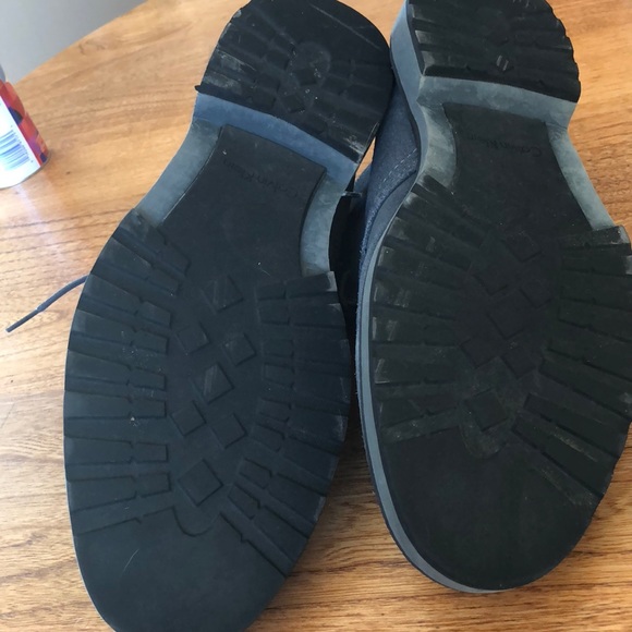 Calvin Klein Blue Leather Suede Shoes - Picture 5 of 7